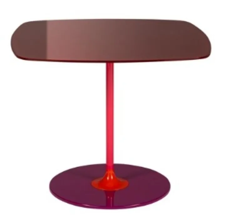 Premium Kartell Thierry bijzettafel-Bordeaux-50x50 cm