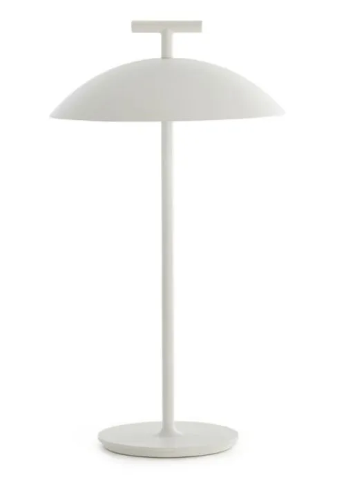 Populair Kartell Mini Geen-A tafellamp batterij-Wit