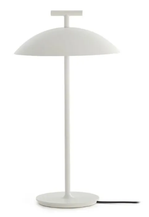 Superprijs Kartell Mini Geen-A tafellamp snoer-Wit