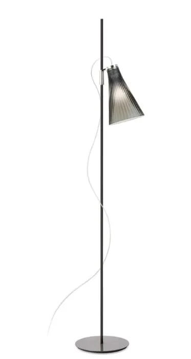 Alleen Vandaag Kartell K-Lux vloerlamp-Grijs-Zwart