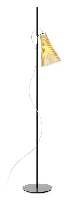 Kartell K-Lux vloerlamp-Geel-Zwart Express Levering