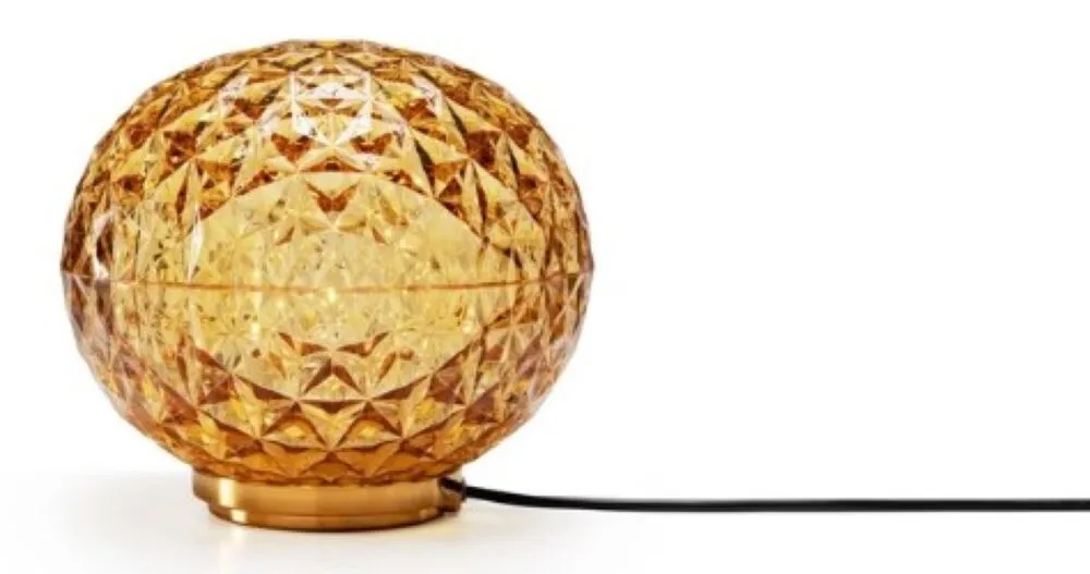 Kartell Mini Planet tafellamp snoer-Geel Betrouwbaar
