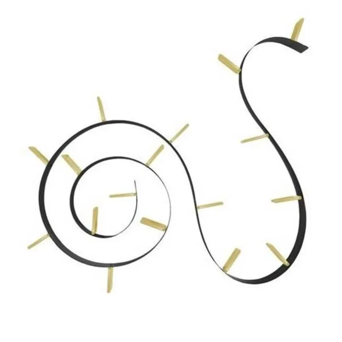 Kartell Bookworm boekenplank large-Goud-Zwart Direct Verzonden