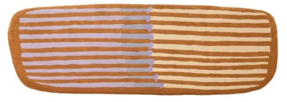 Shop Nu Kartell Parays vloerkleed 300x100 cm-Rood