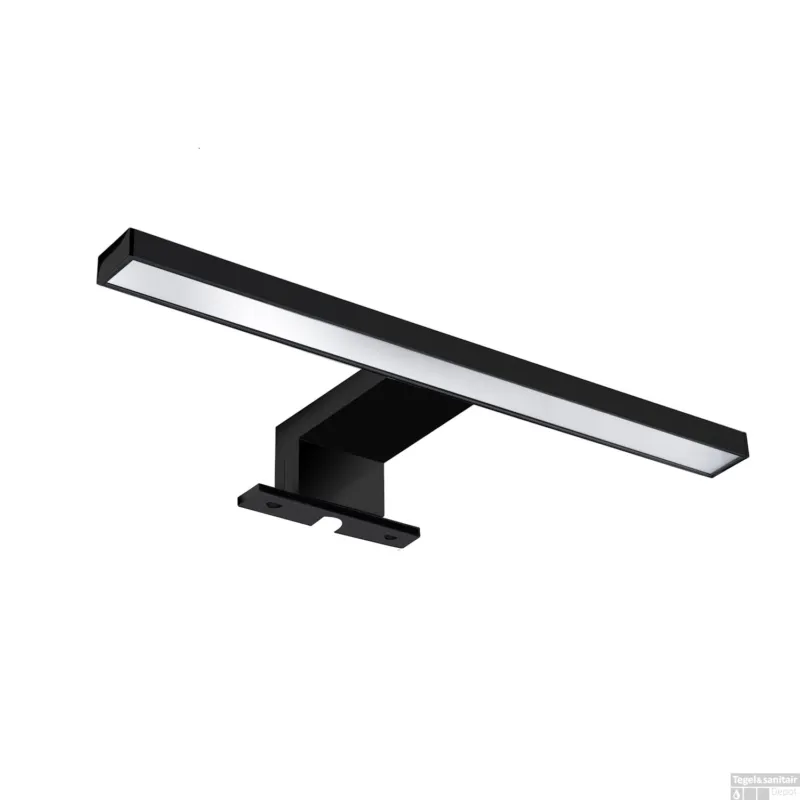 Koop Online LED Spiegellamp BWS 30cm 230V 5W 4000K Mat Zwart