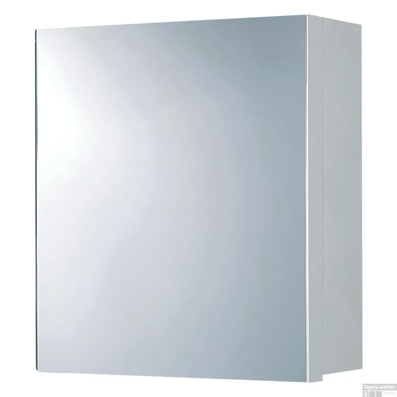 Betrouwbaar Spiegelkast Differnz Maja met 1 Deur 46x15x50 cm Wit
