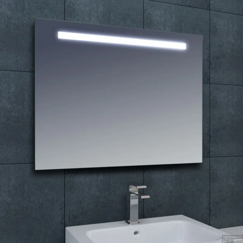Spiegel Wiesbaden Tigris met LED verlichting en schakelaar 60x80x3cm Actieprijs