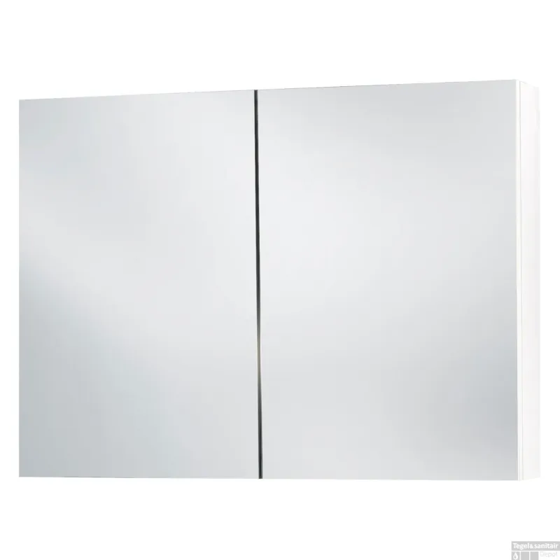 Spiegelkast Differnz Somero 60 cm Hooglgans Wit Gereduceerde Prijs