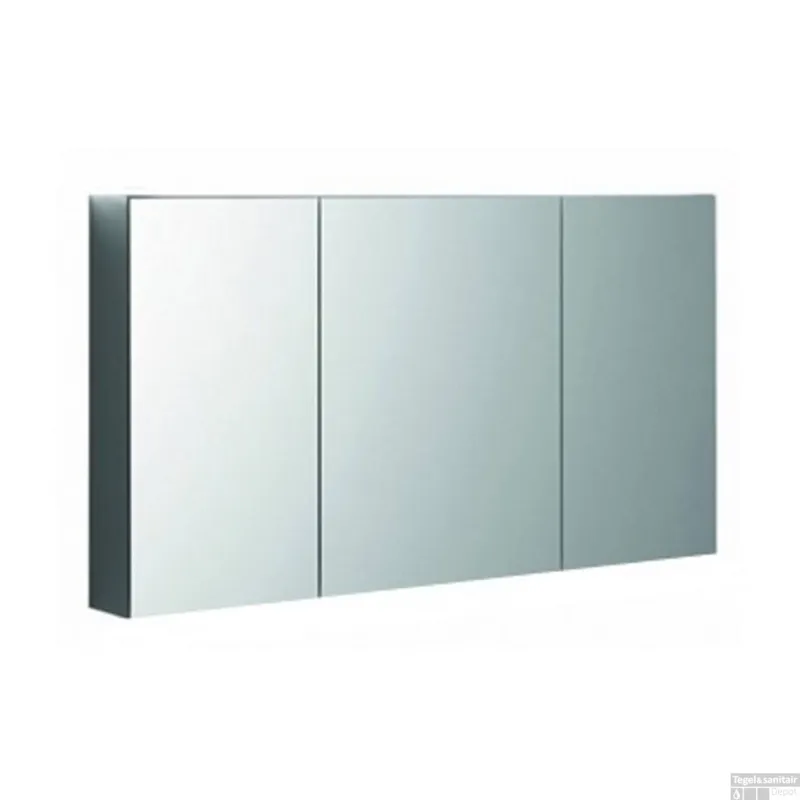 Superprijs Spiegelkast BWS Sally 120 cm Aluminium