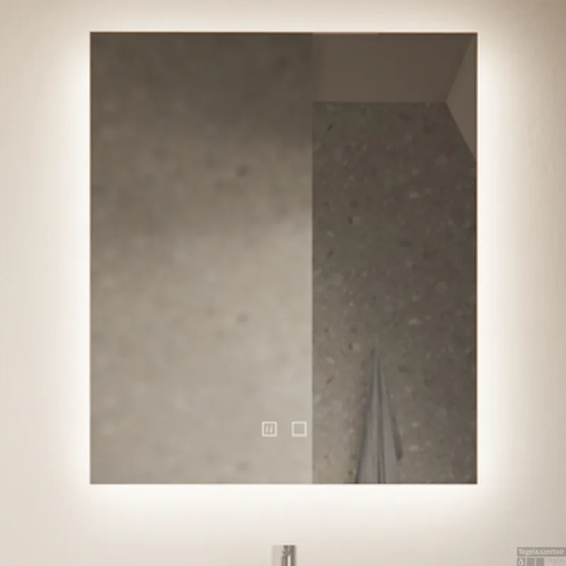 Hoge Kwaliteit Spiegel Gliss Design Backlight LED Verlichting 80cm En Spiegelverwarming
