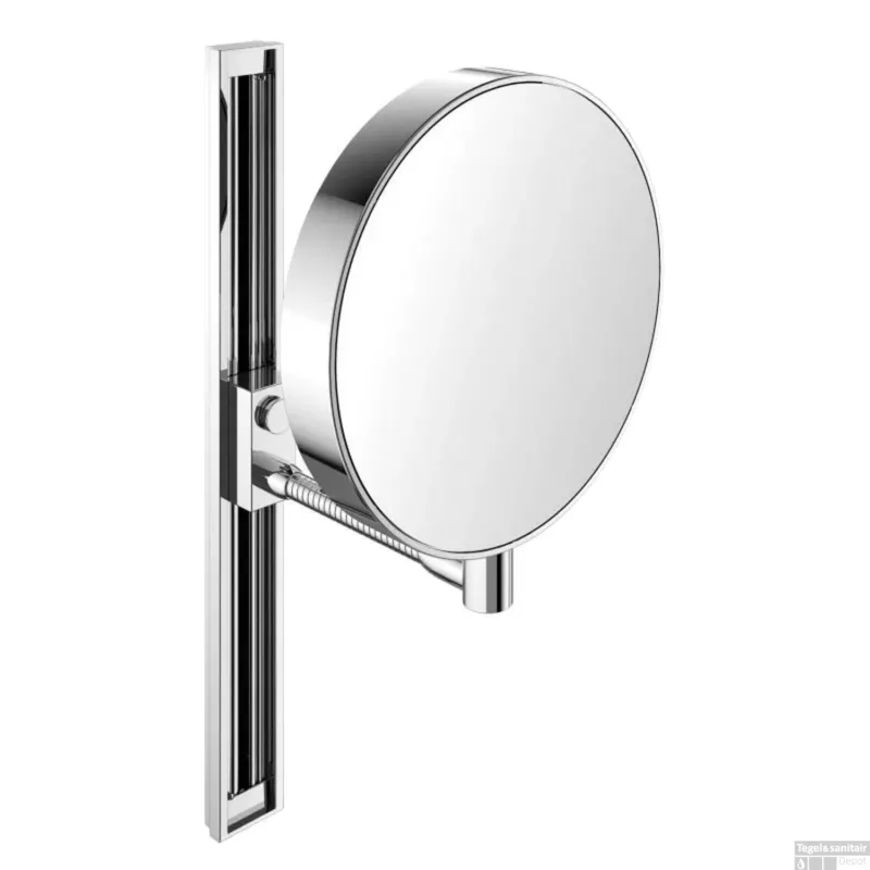 Koopje Scheerspiegel Emco Rond Ø24cm Met Glijstang 40cm Chroom