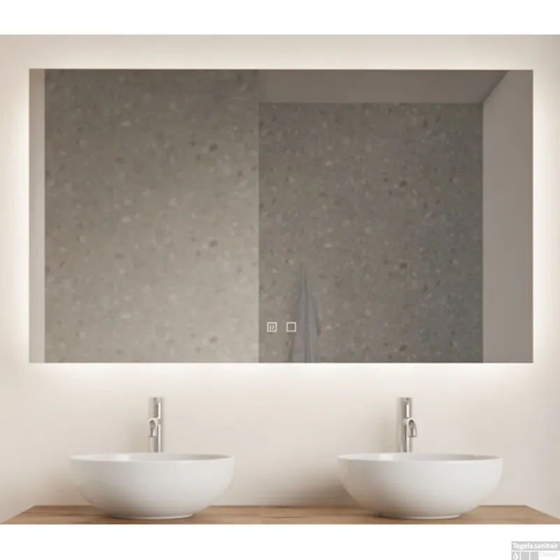 Beperkt Aanbod Spiegel Gliss Design Backlight LED Verlichting 90cm Met Spiegelverwarming