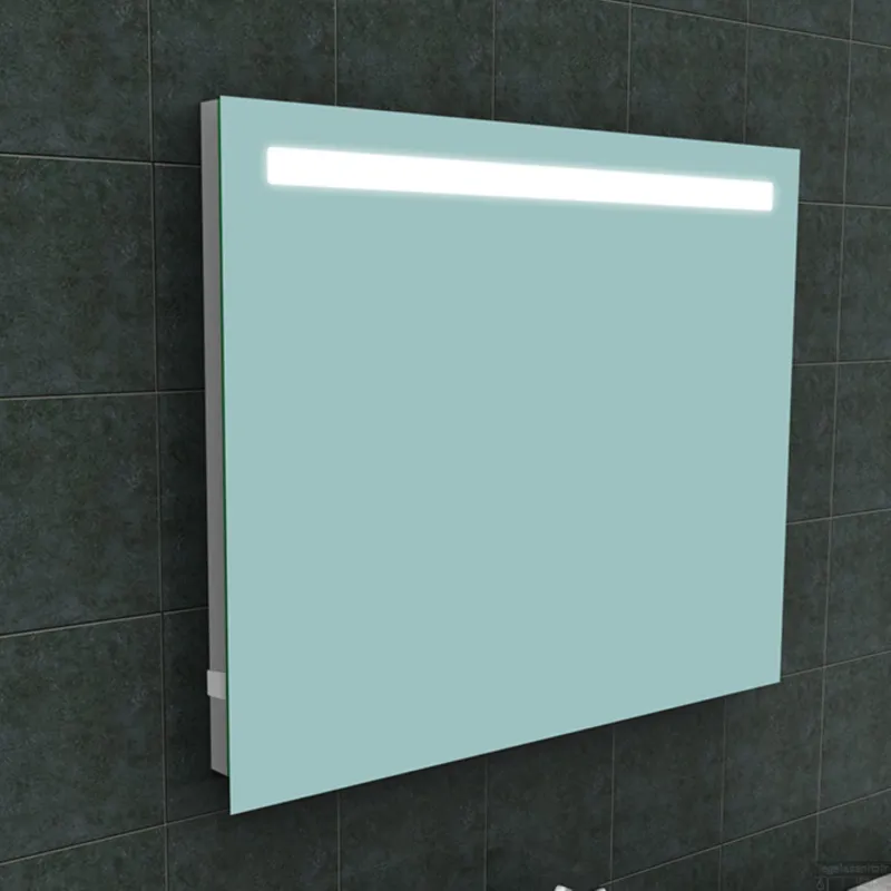Badkamerspiegel BWS Mire Rechthoek Inclusief LED Verlichting + Stopcontact 100 cm Voordeelprijs