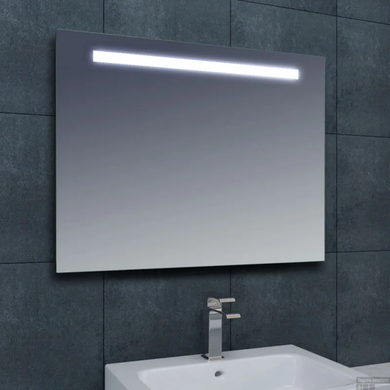 Exclusieve Aanbieding Spiegel Wiesbaden Tigris met LED verlichting en schakelaar 140x80x3cm