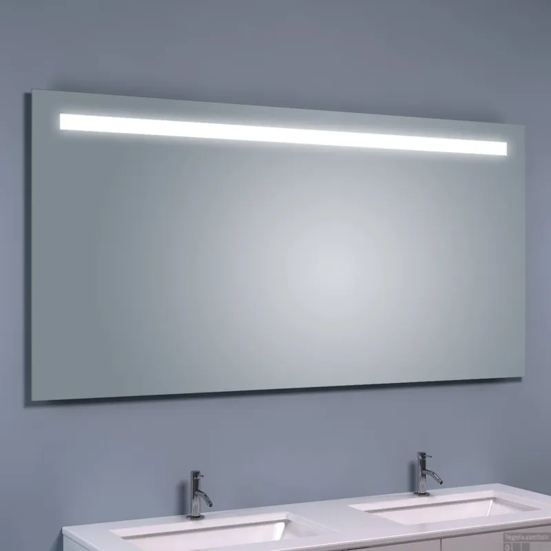 BWS LED Spiegel Tigris met Lichtschakelaar 160x80x3.1 cm (incl bevestigingsmateriaal) Uitverkoop