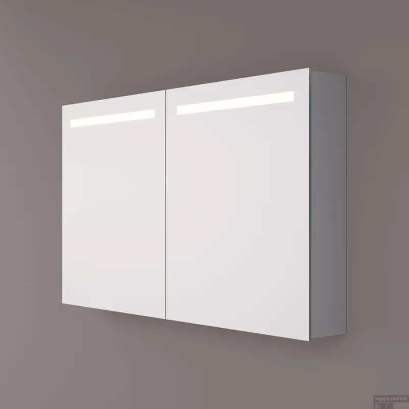 Shop Nu Spiegelkast Hipp Design SPK 51000 Rechthoek Met Verlichting Incl. Spiegelverwarming en Stopcontact (Alle Maten)