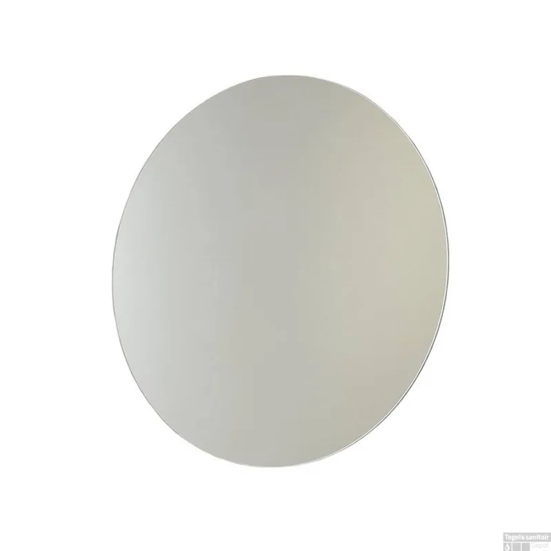 Badkamerspiegel Sapho Aqualine Rond 50 cm Zonder Omlijsting Aluminium Populair