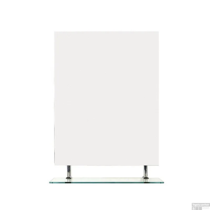 Premium Badkamerspiegel Sapho Wega 70x80 cm met Planchet Glas
