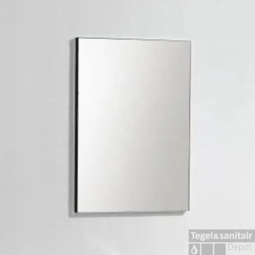 Betrouwbaar BWS Spiegel Emely Aluminium Met 50x60 cm Mat Chromen Omlijsting