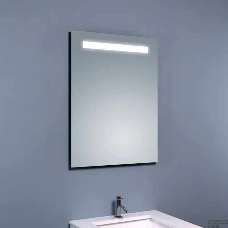 BWS LED Spiegel Liga met Lichtschakelaar 60x80x3.1 cm (incl bevestigingsmateriaal) Tijdelijk Beschikbaar