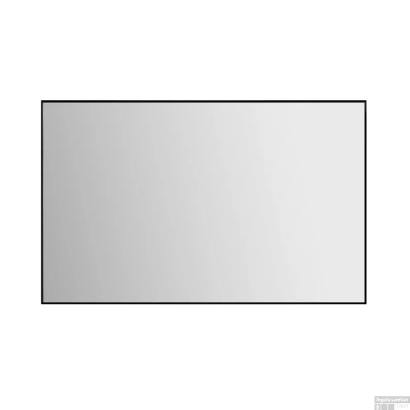 Spiegel BWS Bella Met Frame 120 cm Mat Zwart Direct Beschikbaar