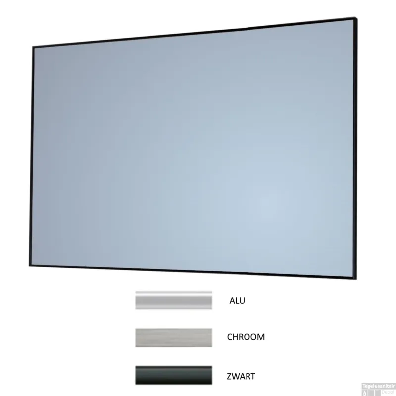 Badkamerspiegel Sanicare Q-Mirrors 80x70x2cm Alu Korting