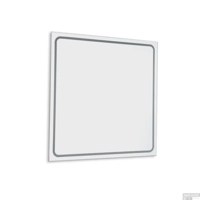 Badkamerspiegel Sapho Gemini II 40x60 cm LED-Strips Alleen Vandaag