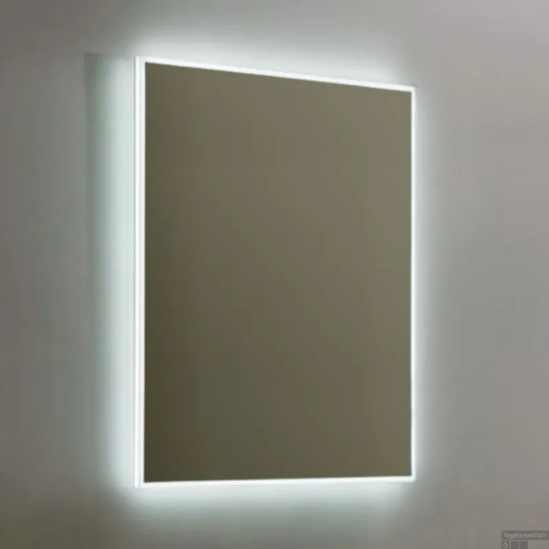 Spiegel Sanilux Mirror Infinity 58x80x4,1 cm Aluminium met LED Verlichting en Touch Sensor Voordeelprijs