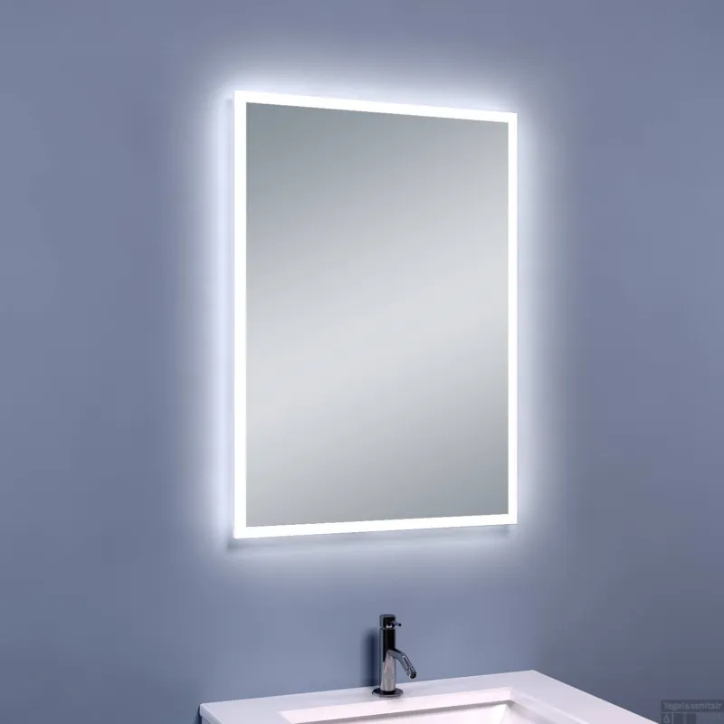Betaalbaar BWS LED Spiegel Rondom Dimbare Condensvrije 70x50 cm