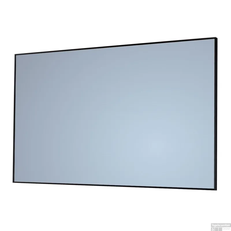 Actieprijs Badkamerspiegel Sanicare Q-Mirrors 90x70x2cm Zwart