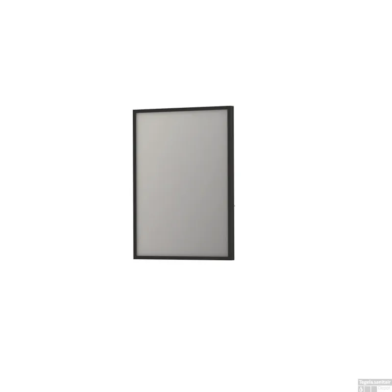 Fabrieksprijs Spiegel INK SP18 Rechthoek In Stalen Kader 60 x 4 x 80 cm Mat Zwart