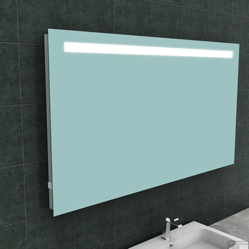 Badkamerspiegel BWS Mire Rechthoek Inclusief LED Verlichting + Stopcontact 140 cm Korting