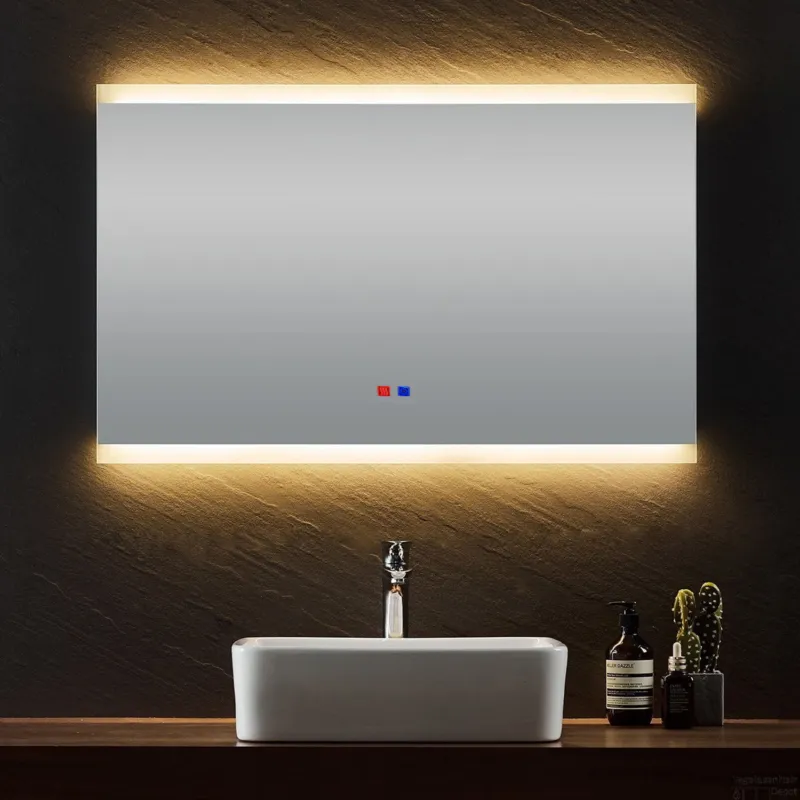 Badkamerspiegel Casajoy 100x70cm met Ledverlichting en Anticondens Korting