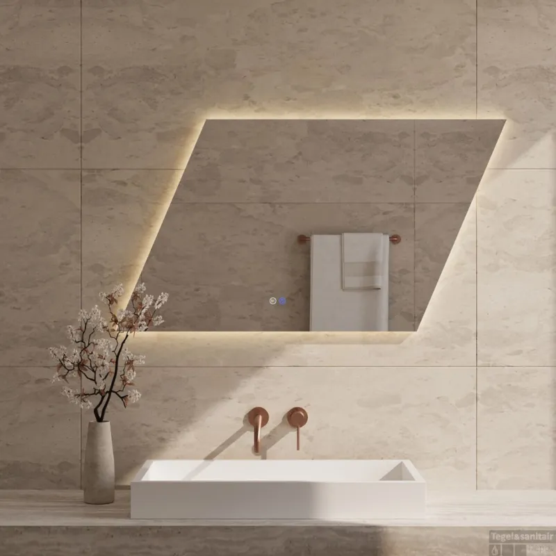 Direct Beschikbaar Parallello LED Spiegel incl. Verwarming Best-Design Vibe 120x65 cm