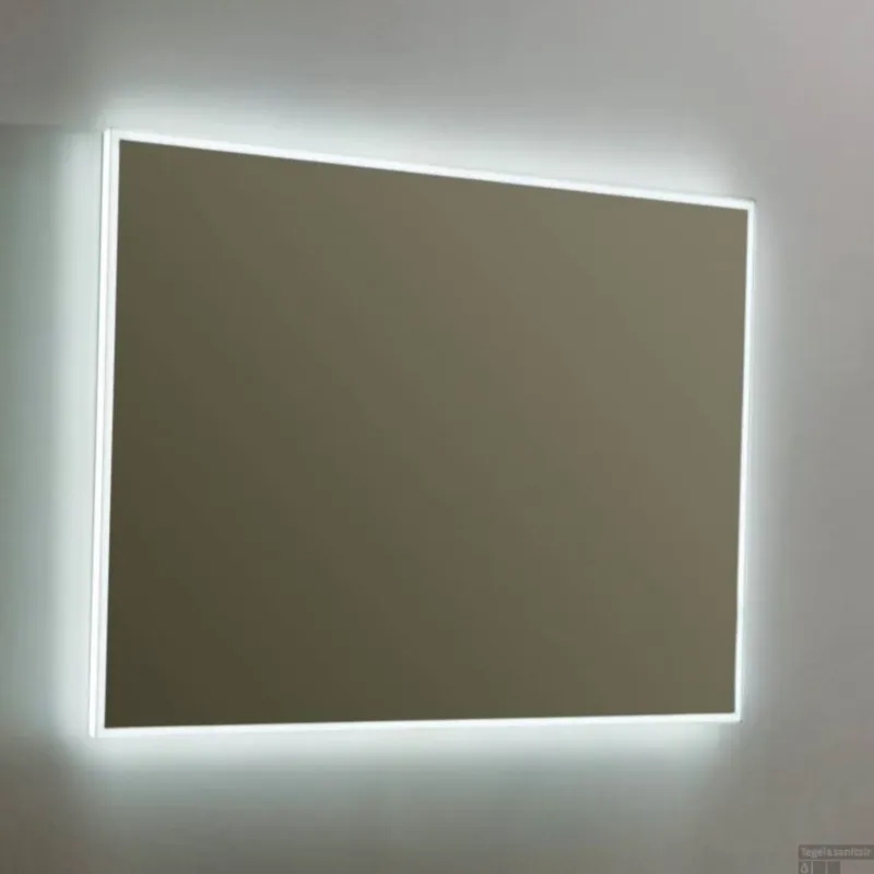 Weekendaanbieding Spiegel Sanilux Mirror Infinity 80x70x4,1 cm Aluminium met LED Verlichting en Touch Sensor