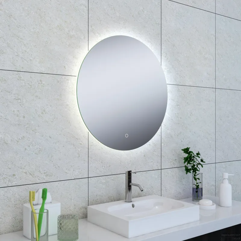 Ronde Spiegel Wiesbaden Soul met LED Verlichting en Verwarming 60 cm Exclusieve Aanbieding