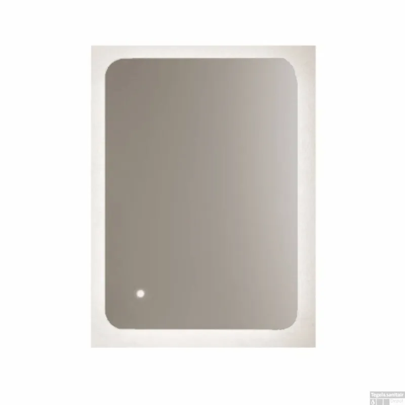 Dagaanbieding Badkamerspiegel Hotbath 70x50 cm Incl LED En Spiegelverwarming IP44