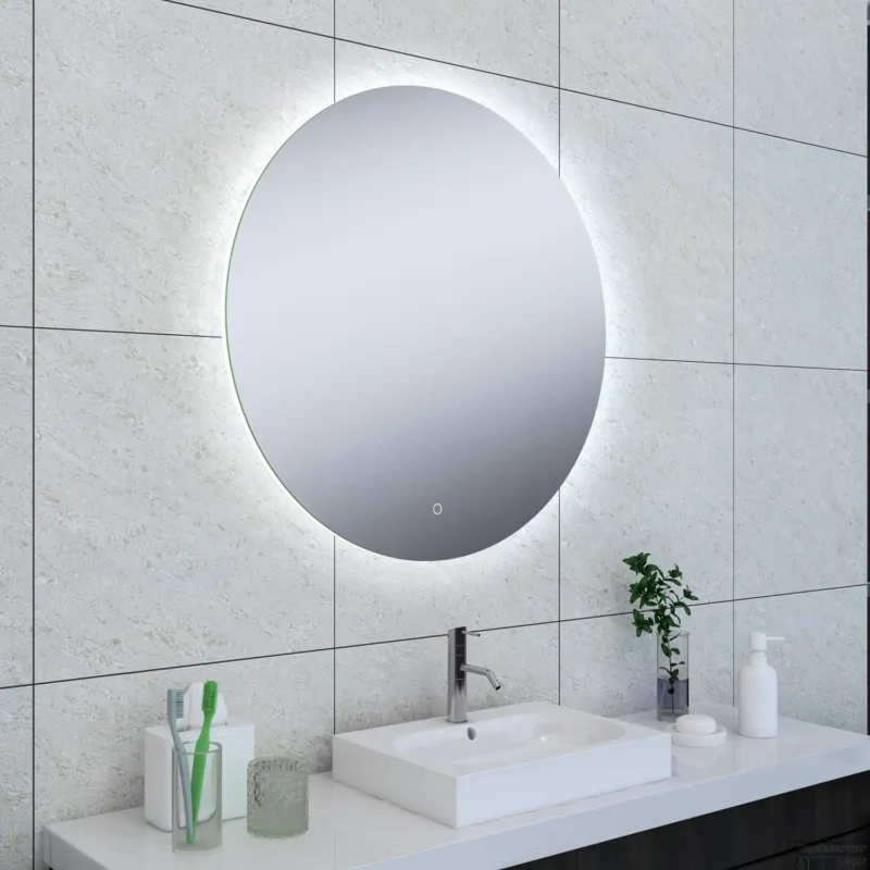Ronde Spiegel Wiesbaden Soul met LED Verlichting en Verwarming 80 cm Aanbieding