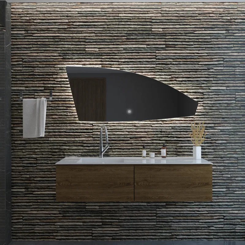 Badkamerspiegel Gliss Design Tartaros 100x50cm LED-Verlichting Bestel Nu
