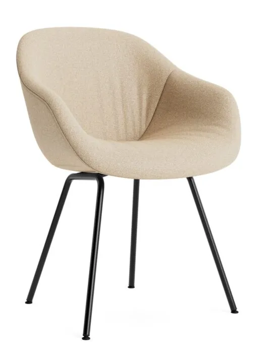 HAY AAC 227 Soft eetkamerstoel-Hallingdal 220-Zwart gepoedercoat Laatste Kans