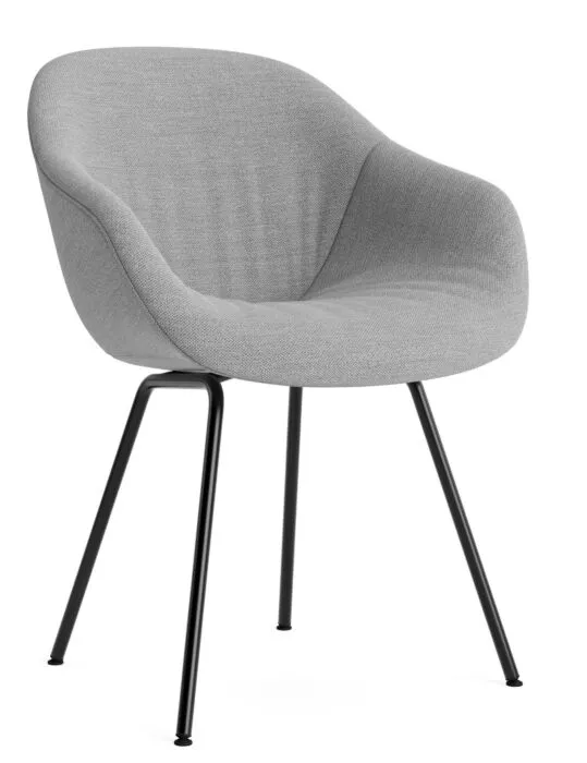 HAY AAC 227 Soft eetkamerstoel-Mode 008-Zwart gepoedercoat Shop Nu