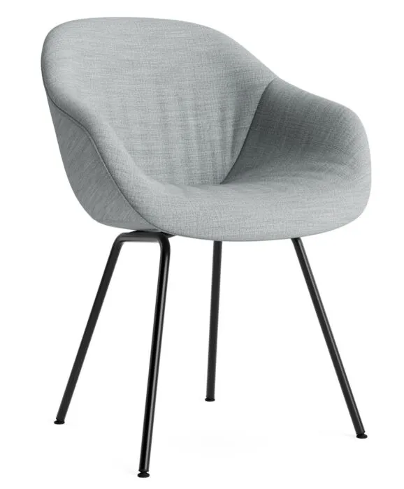HAY AAC 227 Soft eetkamerstoel-Remix 123-Zwart gepoedercoat Snelle Levering