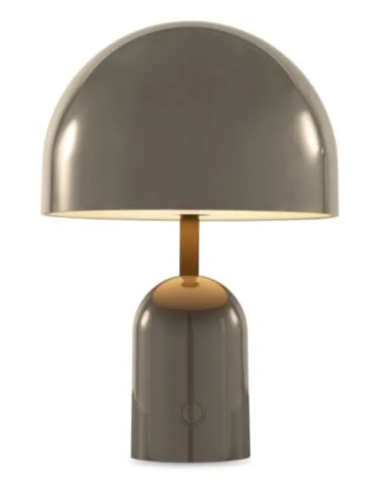 Tom Dixon Bell oplaadbare LED tafellamp-Taupe Op = Op