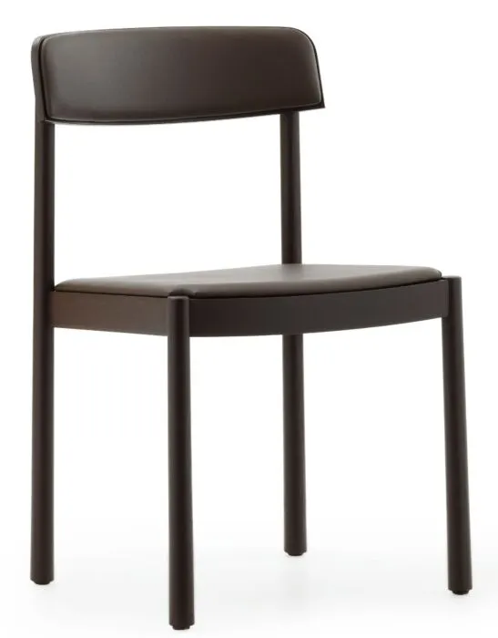 Normann Copenhagen Timb bekleed eetkamerstoel-Brown Laatste Kans
