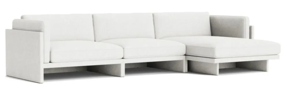 Normann Copenhagen Softy 4-zits hoekbank-Hallingdal 110 Op = Op