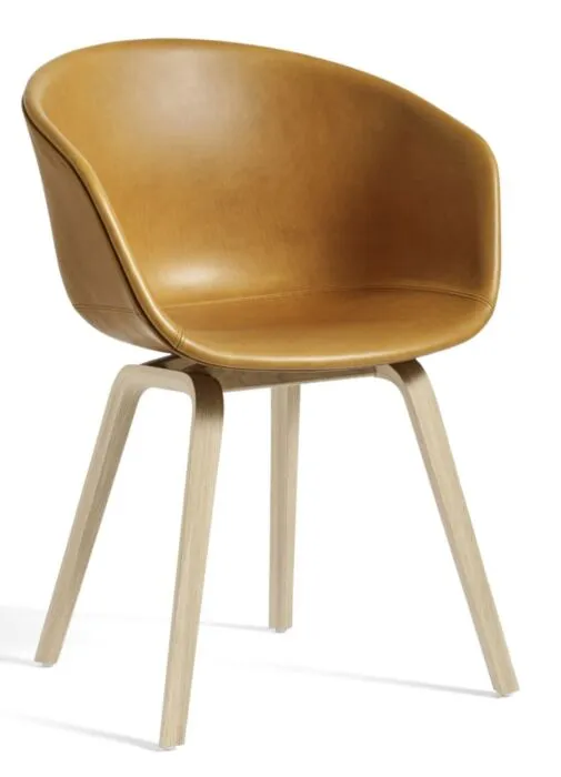 HAY AAC 23 stoel-Sense Cognac-Eiken Merkproduct
