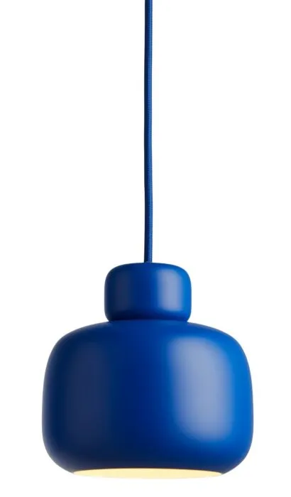 Beperkte Voorraad WOUD Stone hanglamp-Cobalt Blue