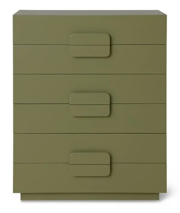 HKliving Spacious ladekast-Army Green Alleen Vandaag