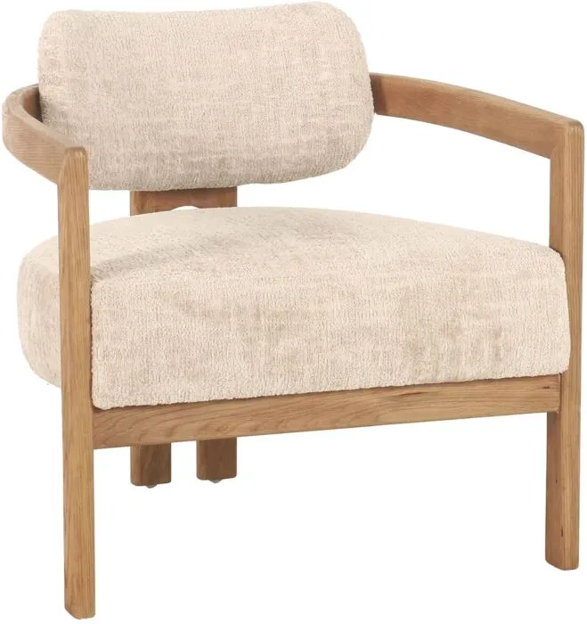 Must Living Kelly fauteuil-Natural - Luxor Sand Favoriet