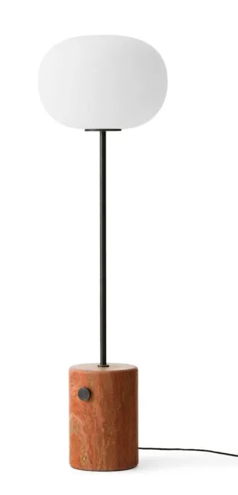 Audo Copenhagen JWDA vloerlamp-Red Travertine Stone Op = Op